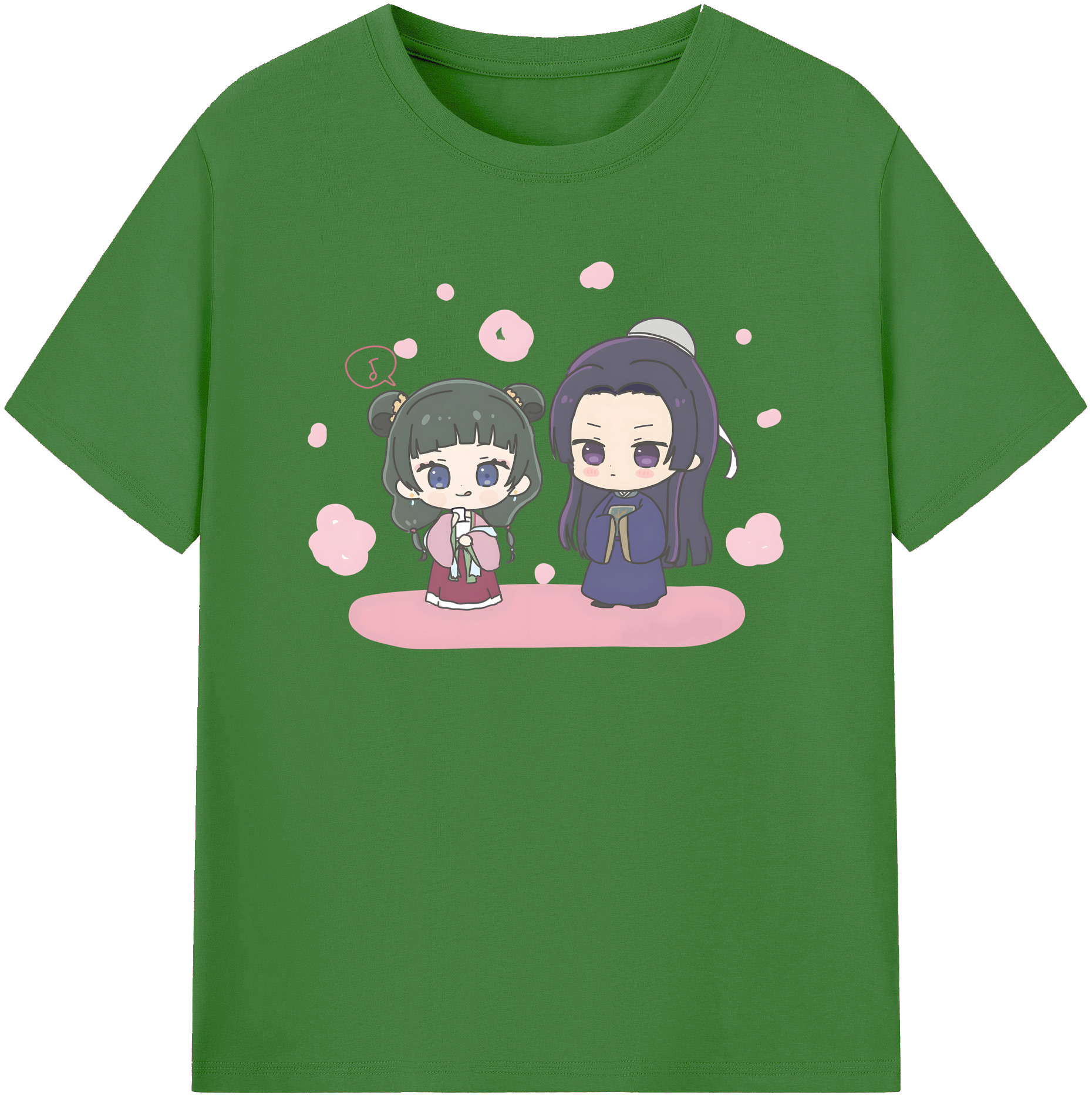 （画像用） 薬屋のひとりごと The Apothecary Diaries レディースカジュアルプリントTシャツ（綿100％）